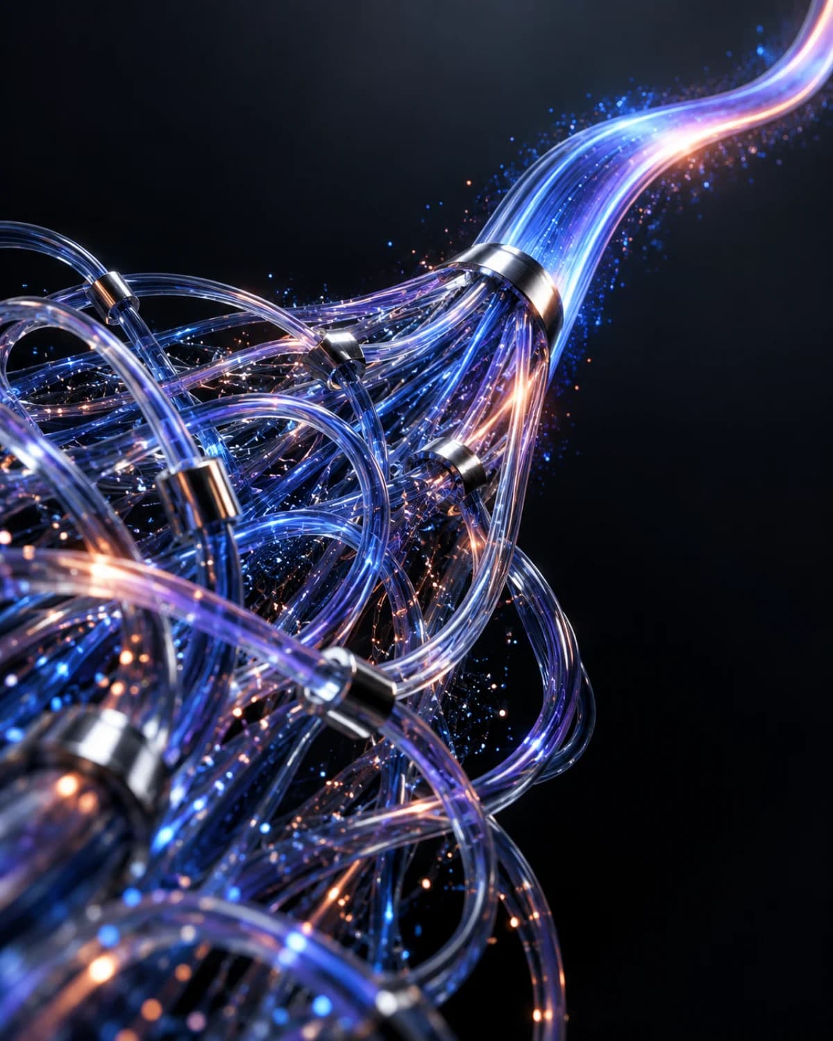 Connected process flow visualization